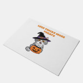 Paillasson Moins De Trucs Plus De Traitements Cadeaux Hallowe (Incliné)