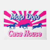 Paillasson Mojo Dojo Casa House Barbiecore Rose Unicorne (Devant)