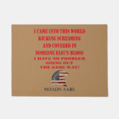 PAILLASSON MOLON LABE (Devant)