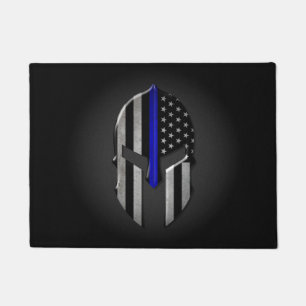 Paillasson Molon Labe amincissent Blue Line