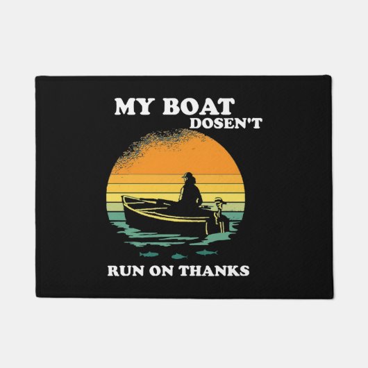 Paillasson Mon bateau ne fonctionne pas grâce (Devant)