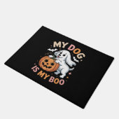 Paillasson Mon chien est mon garçon Drôle Halloween (Incliné)