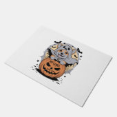 Paillasson Mon Corgi est mon Boo Halloween (Incliné)