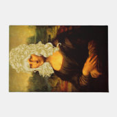 Paillasson Mona Lisa aux cheveux blonds (Devant)