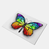 Paillasson Monarque papillon arc-en-ciel (Incliné)