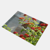 Paillasson Monarque papillon sur Buddleia rouge (Incliné)