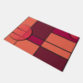 Paillasson Mondrian & rouge (Incliné)