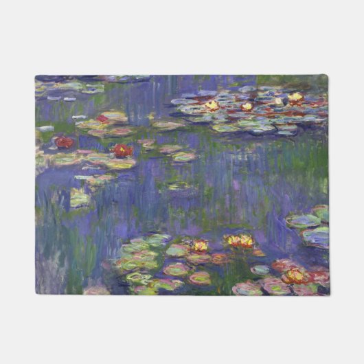 Paillasson Monet Water Lilies Chef-d'oeuvre Peinture (Devant)