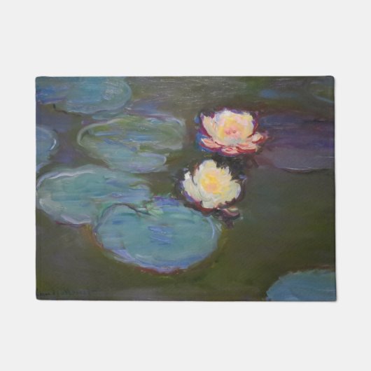 Paillasson Monet Water Lys Pond Nénuphars Peinture (Devant)