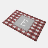 Paillasson Monogramme à lunettes rouges (Incliné)