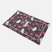 Paillasson Monogramme de chute fantôme gothique (Incliné)