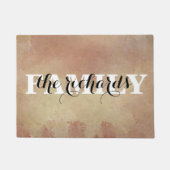 Paillasson Monogramme de la famille Funny moderne (Devant)