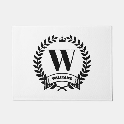 Paillasson Monogramme familial (Devant)