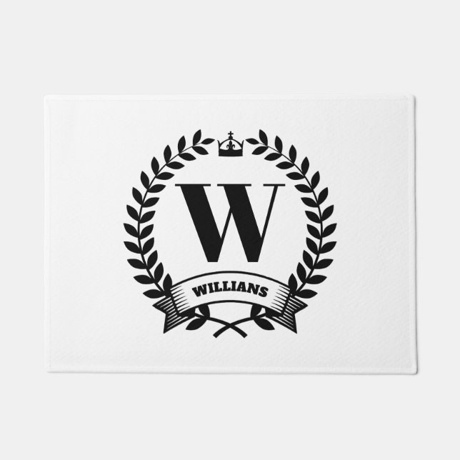 Paillasson Monogramme familial (Devant)