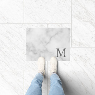 Paillasson Monogramme familial personnalisé et mat de nom