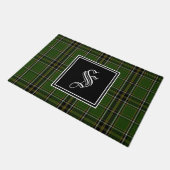 Paillasson Monogramme irlandais de tartan (Incliné)