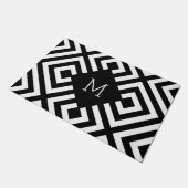 Paillasson Monogramme noir et blanc (Incliné)