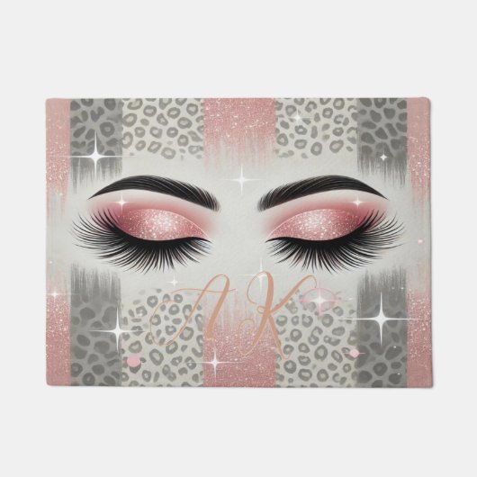 Paillasson Monogramme Parties scintillant Eyelashes (Devant)
