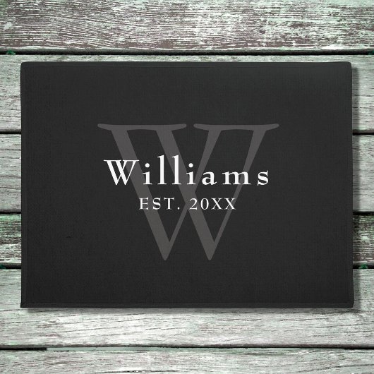 Paillasson Monogramme personnalisé