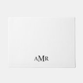 Paillasson Monogramme personnalisé classique (Devant)