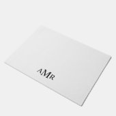 Paillasson Monogramme personnalisé classique (Incliné)
