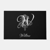 Paillasson Monogramme personnalisé initial (Devant)