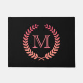 Paillasson Monogramme rose (Devant)