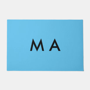 Paillasson Monogramme simple ajoutez votre lettre de nom homm