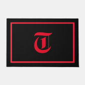 Paillasson Monogramme T Vieux matelas anglais (Devant)