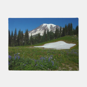 Paillasson Mont Rainier, Fleurs sauvages et Neige
