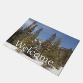 Paillasson Montana Mountain Trails in Winter Landcape Photo (Incliné)