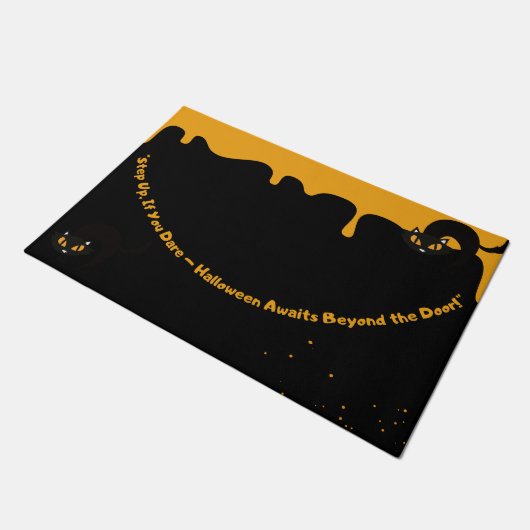 Paillasson Montez, si vous osez ! Halloween éffrayant (Incliné)