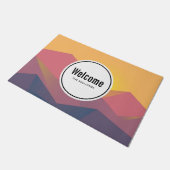 Paillasson Monts Rustiques Accueil minimaliste géométrique (Incliné)