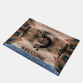 Paillasson Mosaïque du désert sud-ouest de Kokopelli (Incliné)