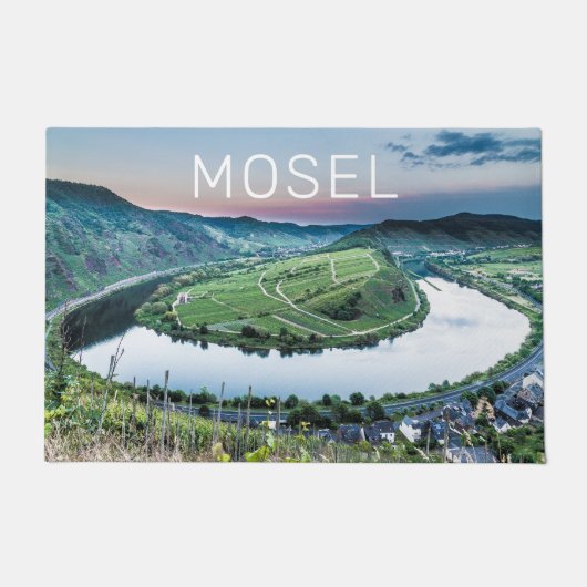 Paillasson Moselle Calmont Loop Brême Sunset River Souvenir (Devant)