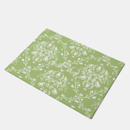 Paillasson Moss Green Damask (Incliné)