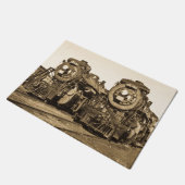 Paillasson Moteurs nationaux canadiens jumeaux de train (Incliné)