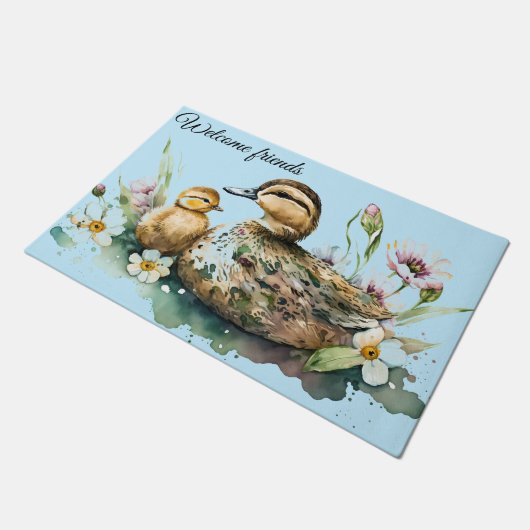 Paillasson Mother Duck and Duckling (Incliné)