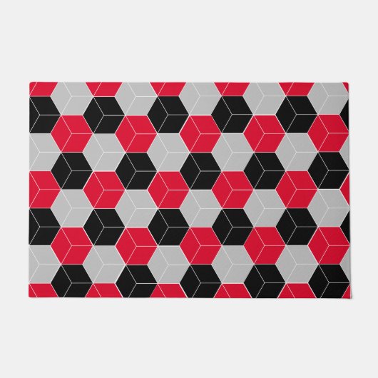 Paillasson Motif 3d cube (Devant)