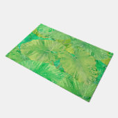 Paillasson Motif à feuilles vertes tropicales (Incliné)