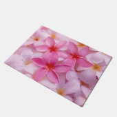 Paillasson Motif à fleurs rose Plumeria (Incliné)
