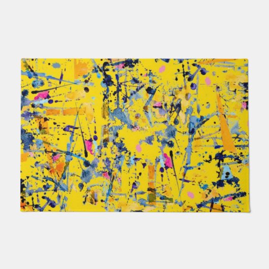 Paillasson motif Abstrait (Devant)