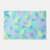 Paillasson Motif Abstrait Blurred Pretty Pastel Swirls (Devant)
