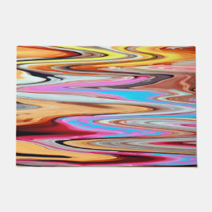 Paillasson Motif abstrait coloré