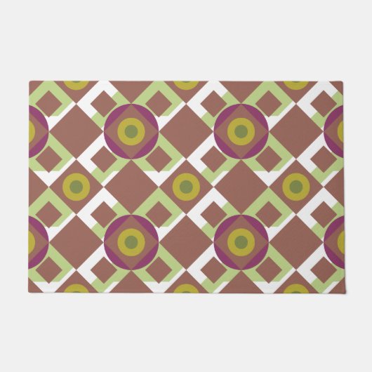 Paillasson Motif Abstrait Formes (Devant)