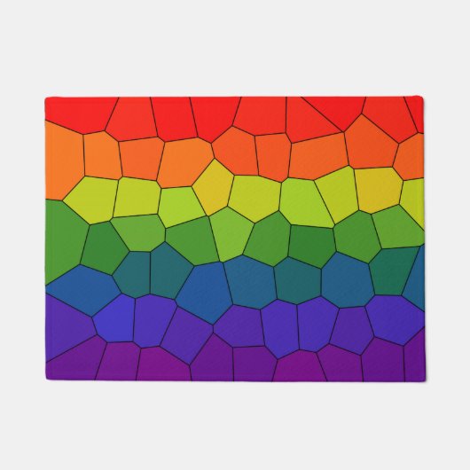 Paillasson Motif arc-en-ciel (Devant)