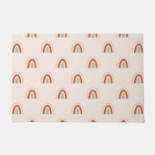 Paillasson Motif arc-en-ciel Doodle doux (Devant)