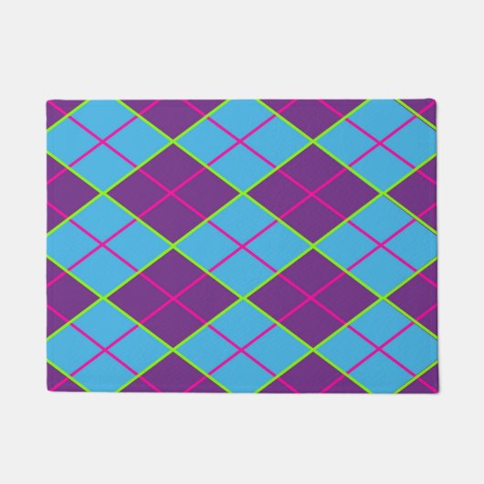 Paillasson Motif Argyle Classique (Devant)