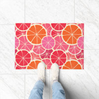 Motif aux agrumes d'orange et de pamplemousse
