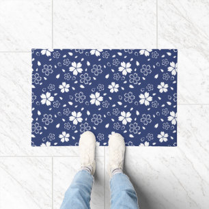 Paillasson Motif Blue Sakura